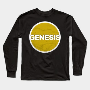 Genesis on yellow color Long Sleeve T-Shirt